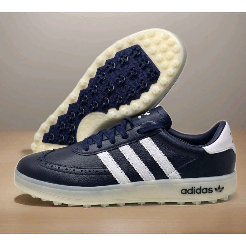 Adidas Course Cup IH2265 Night Indigo/Off White Spikeless Golf Shoes Men's 9.5